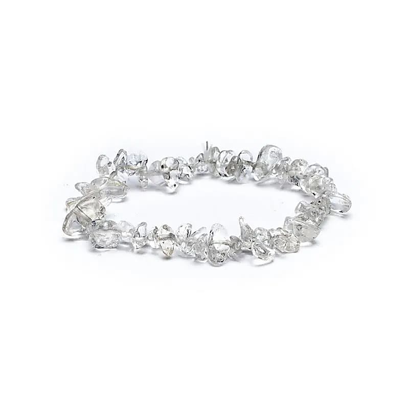 Bracelet hips de Cristal de roche élastique