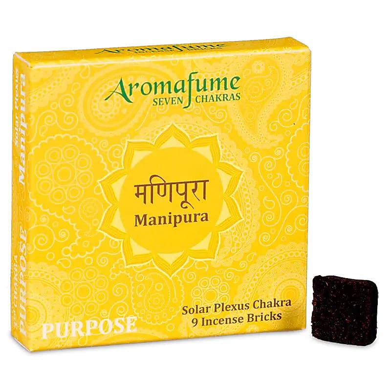Aromafume briques d'encens Chakra 3°chakra