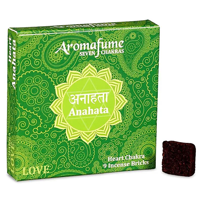 Aromafume briques d'encens Chakra 4°chakra