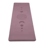 Yogi & Yogini Premium tapis de Yoga TPE Fleur de Vie lilas