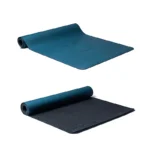 Yogi & Yogini Tapis de Yoga en PU phases lunaire Pétrole