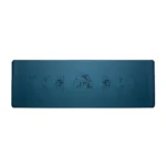Yogi & Yogini Tapis de Yoga en PU phases lunaire Pétrole