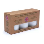 Bougies de stéarine 3 x PURENESS