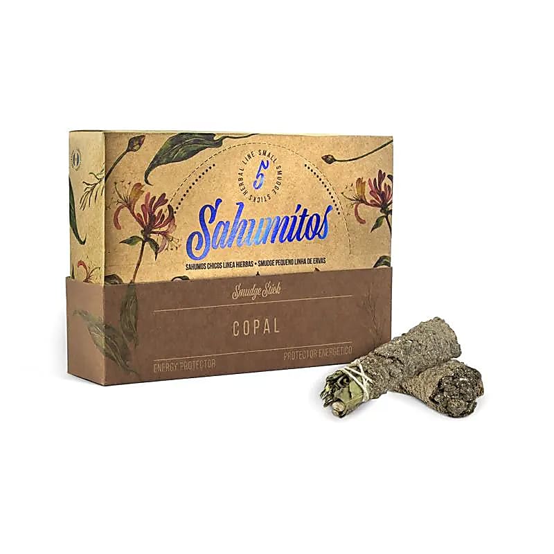 Sagrada Madre Sahumitos smudge Copal par 5 en boîte présentoir