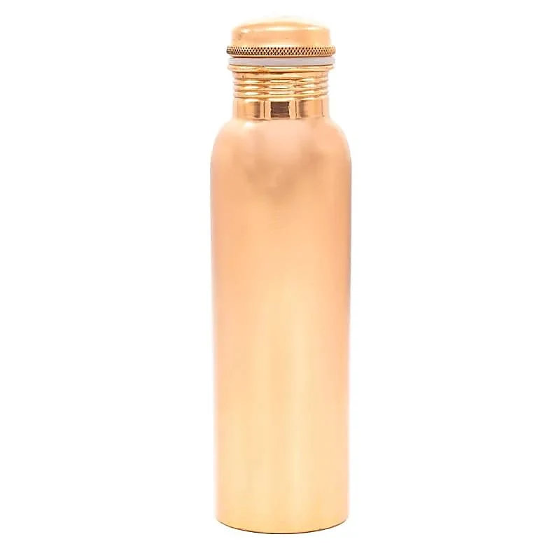 Bouteille en cuivre polie ( 99% pure)