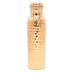 Bouteille en cuivre martelée (99% pure)
