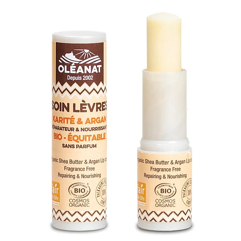 Baume à lèvres bio Oléanat beurre de karité/ argan